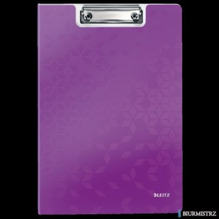 Teczka z klipsem LEITZ WOW fioletowa 41990062
