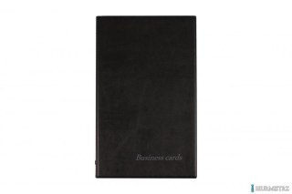 Wizytownik BIURFOL na 200 wizytówek standard czarny WI-21-01