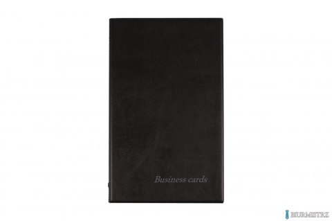 Wizytownik BIURFOL na 200 wizytówek standard czarny WI-21-01