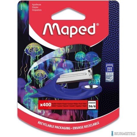 Zszywacz Deepsea Mini 15 kartek plus 400 zszywek Maped 404003