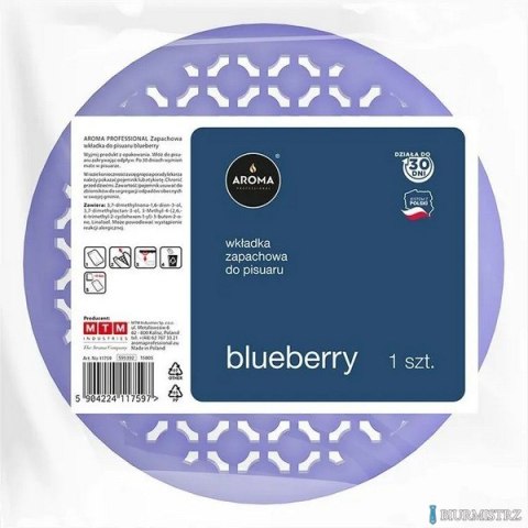 AROMA PROFESSIONAL wkładka do pisuaru bez włosków BLUEBERRY 1 sztuka