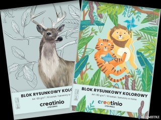 Blok rysunkowy Top 2000 Creatinio A4 10 kartek 80 g kolor 400176665