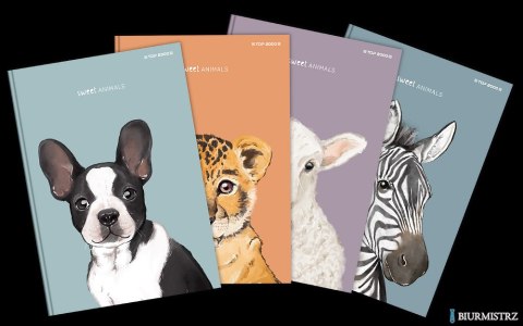 Brulion TOP ANIMAL SZY A6 80K 70G kratka 400169482 Top 2000