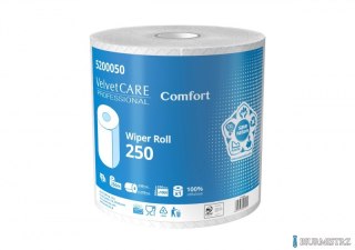 Czyściwo przemysłowe celuloza, 2 warstwy, białe, 250m - 1000 listków (1szt) VELVET PROFESSIONAL Comfort 5200050