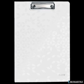 Deska z klipem i okładką Leitz WOW, biała 41990001