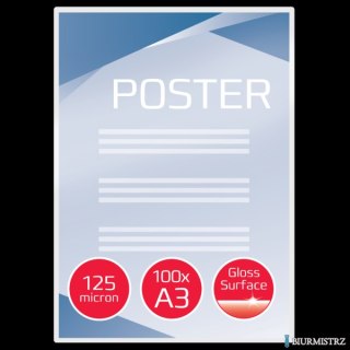 Folia GBC A3 2x125 mikronów (100szt.) 3200725