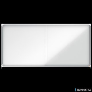 Gablota magnetyczna zewnętrzna Nobo Premium Plus 27xA4(drzwiczki przesówne) 1902572