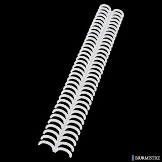 Grzbiety GBC do oprawy Click A4 34R 16mm białe matowe 387326E