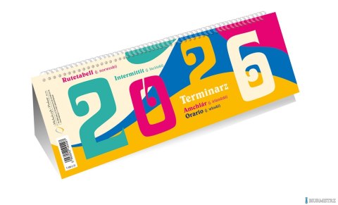 Kalendarz ze spiralką A4 - poziomy 2026 Michalczyk i Prokop T-100-2-23