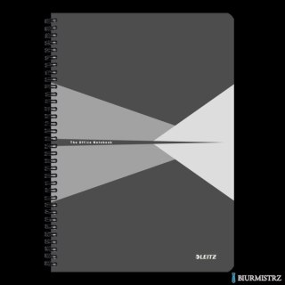 Kołonotatnik OFFICE PP A4 kratka szary 44950085 LEITZ