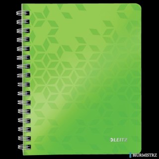Kołonotatnik w kratkę A5 PP Leitz WOW, zielony 46410054