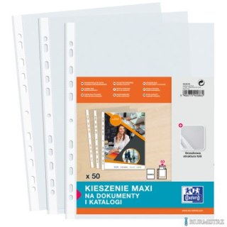 Koszulki groszkowe, A4+ MAXI 90mic. (50szt) 400005483 OXFORD