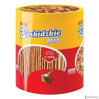 Paluszki i Precelki z solą BESKIDZKIE MIX 275g w tubie