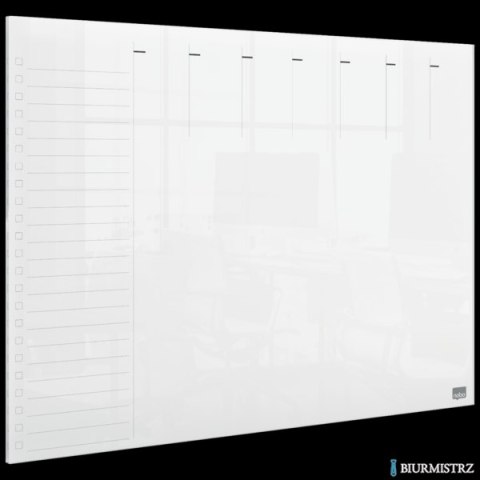 Planer akrylowy tygodniowy na biurko Nobo Home A3 1915615