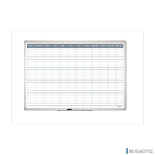 Planer roczny 90 x 60 cm, powierzchnia lakierowana, TP005 2x3