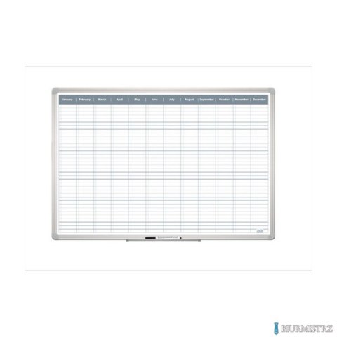 Planer roczny 90 x 60 cm, powierzchnia lakierowana, TP005 2x3