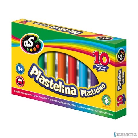 Plastelina AS 10 kolorów, 303219002 ASTRA