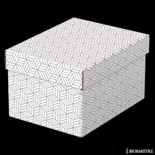 Pudełka domowe do przechowywania, rozmiar S, 3 sztuki, białe Esselte 628280