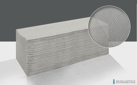 Ręczniki składane V ECONOMIC szare 4000 składek makulatura CLIVER (ZZ) 2226