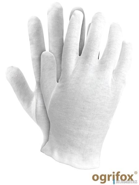 Rękawiczki białe cienkie bawełniane rozmiar 9 OGRIFOX OX-UNDER W 9 norma EN420