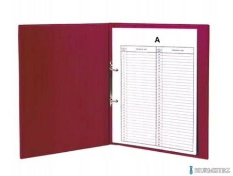 Segregator do akt osob. 6,5 cm 2r/d52 bordo TD-16-07 BIURFOL