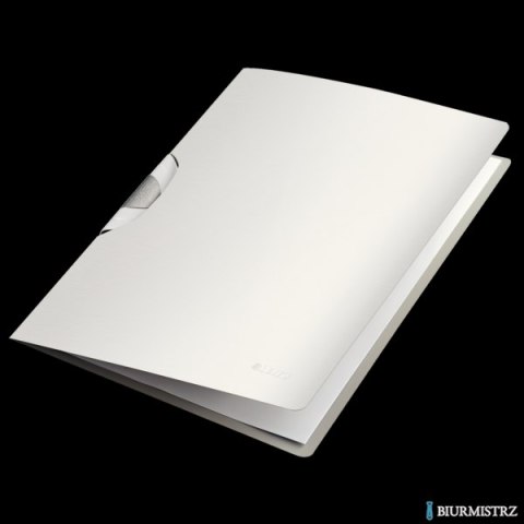 Skoroszyt z klipsem Leitz Style ColorClip Professional, biały 41650004