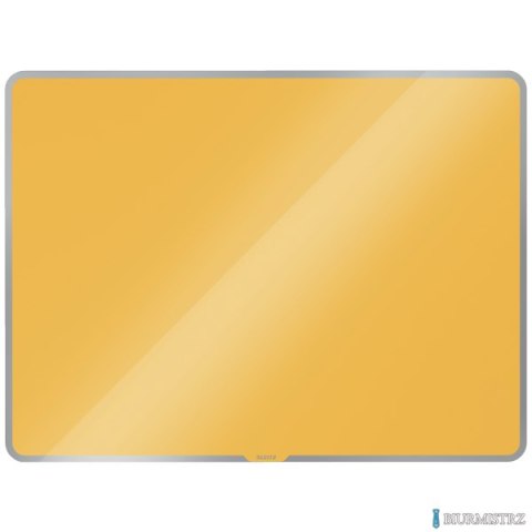 Szklana tablica magnetyczna Leitz Cosy 80x60cm, żółta 70430019