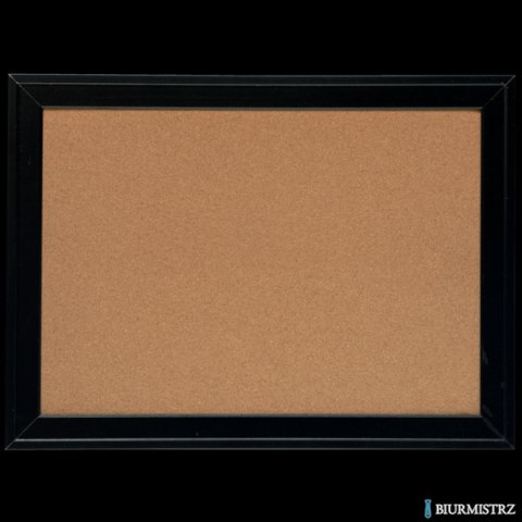 Tablica korkowa Nobo z szeroką czarną ramą, 585x430mm 1903922