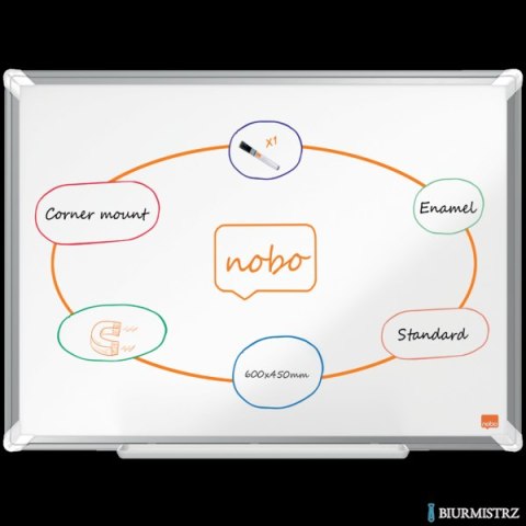 Tablica porcelanowa Nobo Premium Plus 600x450mm 1915143