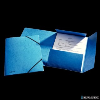 Teczka kartonowa z gumkami ESSELTE niebieska 26595