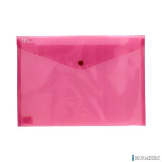 Teczka kopertowa na zatrzask A4 różowa PP-113 TT7589/7942