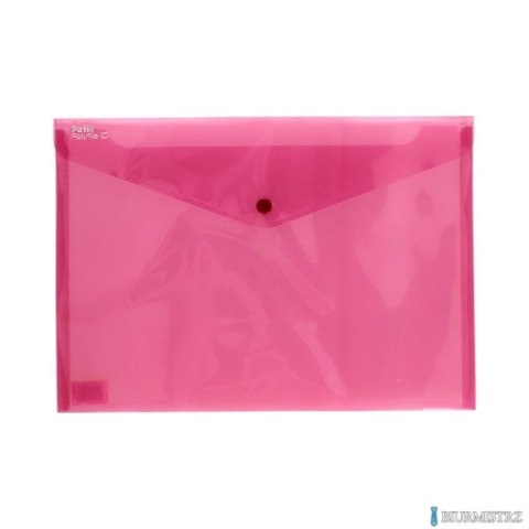 Teczka kopertowa na zatrzask A4 różowa PP-113 TT7589/7942