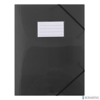 Teczka z gumką A4 PP z kiesz. 8568001PL-01 czarna BIELLA (X)