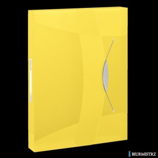 Teczka z gumką ESSELTE VIVIDA 40mm żółta 624052