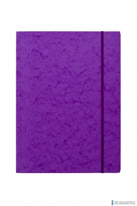 Teczka z gumką prostą DOTTS A4 preszpan fioletowa 390g
