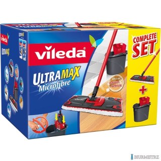 VILEDA Zestaw w kartonie ULTRAMAX mop płaski + wiadro + kij 11508