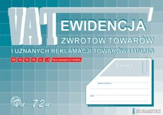 Vu72-u Ewid.VAT zwrot tow.i uznan.reklamacji A4 Michalczyk i Prokop