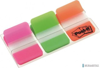 Zakładki indeksujące POST-IT_ do archiwizacji (686-PGOEU), PP, silne, 38x25mm, 3x22 kart., mix kolorów