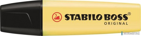 Zakreślacz STABILO BOSS pastelowy żółty 70/144
