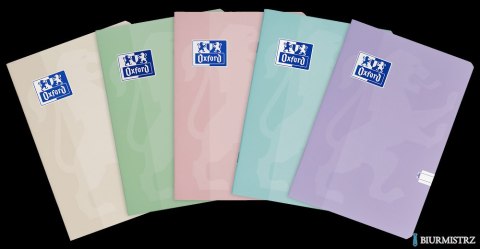 Zeszyt Oxford Touch Pastelowy A5 60 kartek 90 g linie 9 mm 400175352