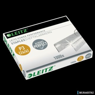 Zszywki Leitz galwanizowane, 26/6, 1000 szt., 55720000