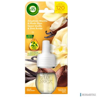AIR WICK odświeżacz Elektryczny wkład 19ml Zmysłowa Wanilia & Masło Shea 18260