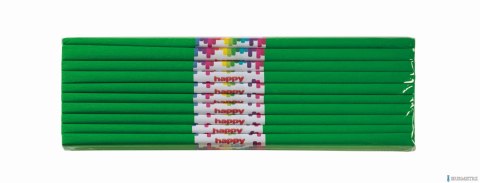Bibuła marszczona 50x200cm, zielony, 10 szt., HAPPY COLOR, HA 5020-5