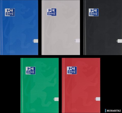 Brulion Oxford Esse szyty A5 96 kartek 90 g kratka 5x5 mm 400174961