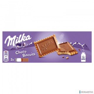 Ciastka MILKA CHOCO BISCUIT herbatniki z czekoladą mleczną z mleka alpejskiego 150g
