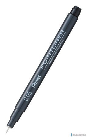 Cienkopis kalibrowany POINTLINER czarny S20P-05A 0,05mm PENTEL