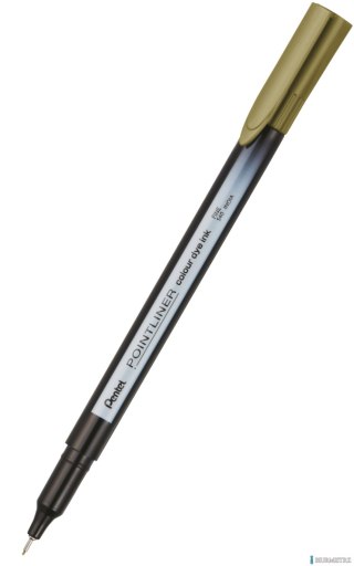 Cienkopis pointliner colour, złoto-brązowy z tuszem na bazie wody, S40-E4 PENTEL