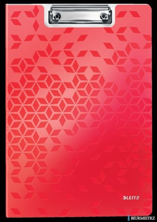 Deska z klipem i okładką Leitz WOW, czerwona 41990026