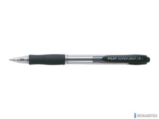 Długopis olejowy automatyczny PILOT SUPER GRIP czarny PIBPGP-10R-B