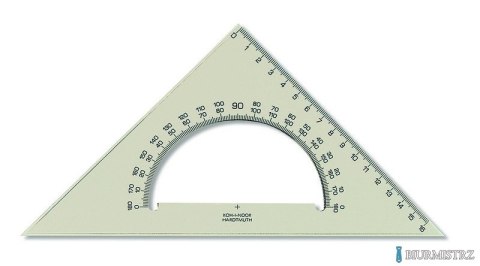 Ekierka z kątom.16cm.745640 KOOH-I-NOR